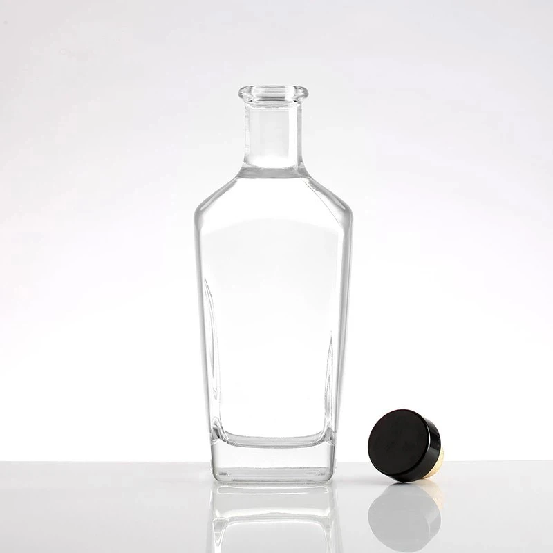 500ml stylish custom glass bottle factory